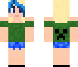 creeper shirt girl
