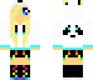 rainbow panda girl