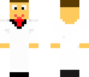 human in a tux