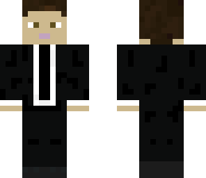 black suit