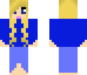 blue girl