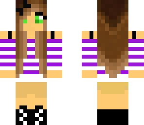 cute purple girl