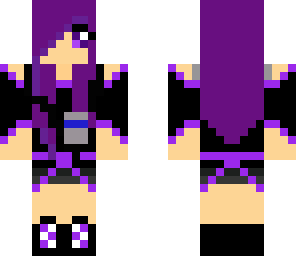 purple haired emo