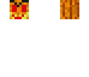 floating evil pumpkin head