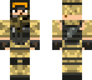 night vison desert soldier