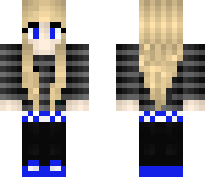 emo girl blue redo