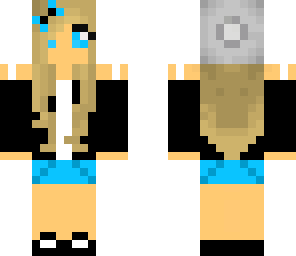 cute blue girl