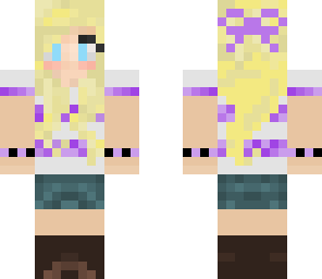 cute purple girl