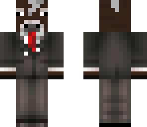 cow in a suit