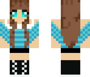 cute blue girl