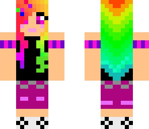 rainbow girl
