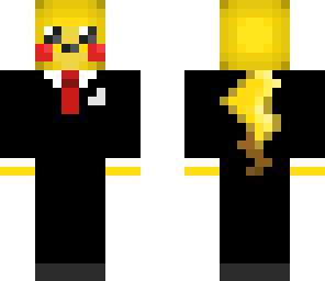 pikachu in a suit