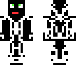 black and white