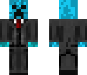 blue suited-up creeper