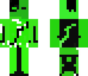 green and black