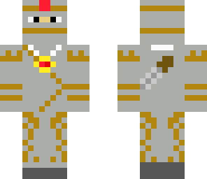 knight with blood necklace