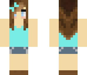 cute blue girl