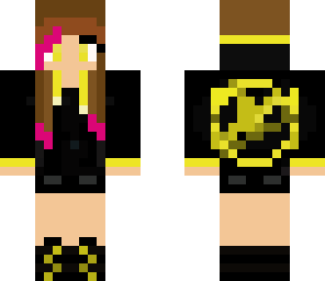 brown haired hunger games girl