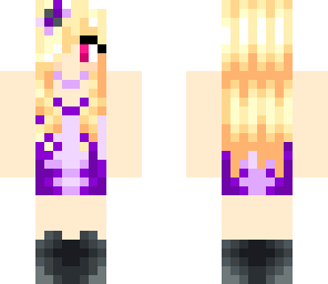 cute purple girl