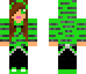 green tiger girl