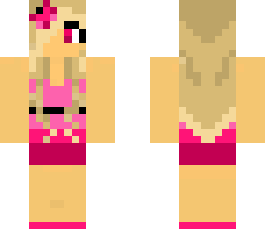cute pink butterfly girl