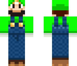 mario wearing luigi's clothes