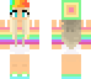 rainbow girl