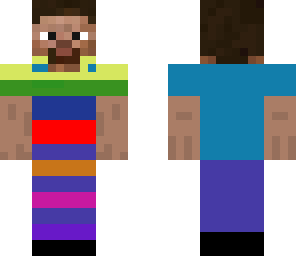 colorful steve