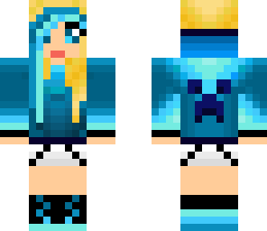 blue girl