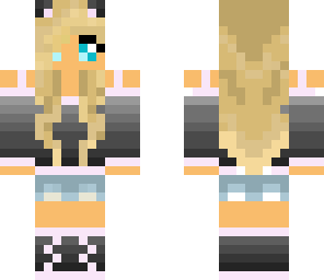 blond cat girl