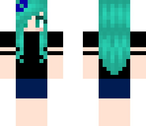 blue hair girl