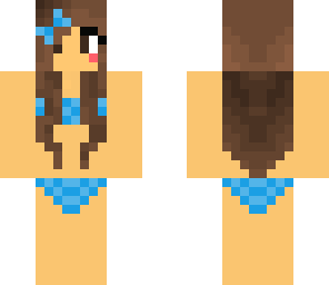 blue checkerboard bathing suit