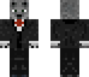 wolf in a bowtie