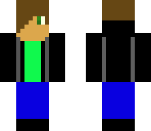 black jacket kid