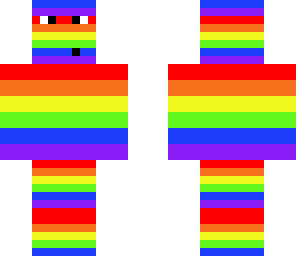 cool rainbow skin