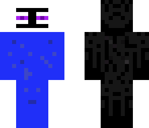 random blue man