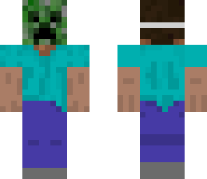 steeve con mascara de creeper