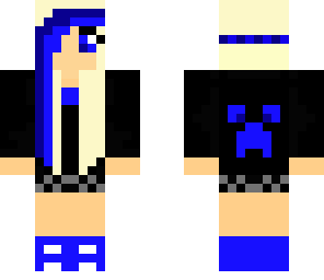 blue girll