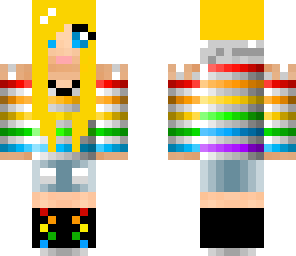 cute rainbow girl