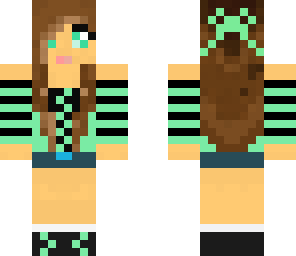 cute turquoise girl