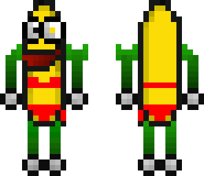 banana nadadora