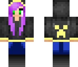 lil girl purple hair