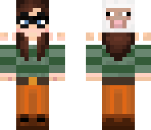 sheepish hipster girl