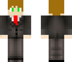 teen in suit