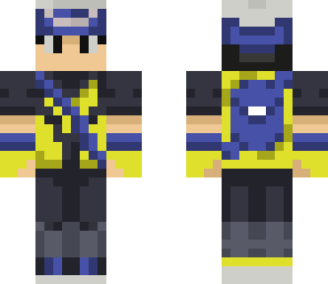 edited hoenn trainer blue and yellow