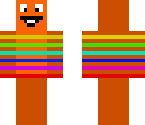 orange rainbow man