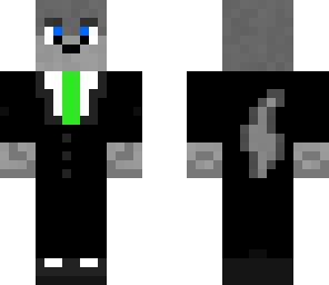 wolf with suit