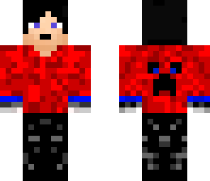 red hoodie