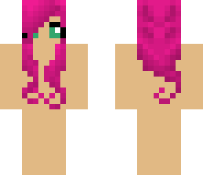 purple curly haired girl base