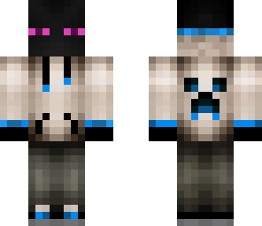 cool enderman blue
